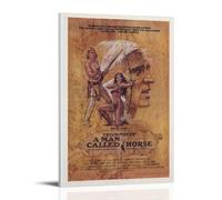 TYRWRHURWEY Póster de un hombre llamado caballo para pared, lienzo, estético, vintage, pintura decorativa, para sala de estar, dormitorio, decoración de habitación, 50 x 75 cm, estilo marco