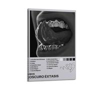 TYRWRHURWEY Wos - Póster de Oscuro Éxtasis para pared, lienzo, estético, vintage, pintura decorativa para sala de estar, dormitorio, decoración de habitación, 30 x 45 cm, estilo marco