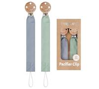 TYRY.HU Chupetero para Bebé Tela Cadenas Chupetes Suavinex Cinta Suave Unisex Recién Nacido Universal Chupete Holder para Niño y Niñas Regalo Paquete de 2
