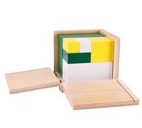 tysdyzgs Ayudas para la enseñanza de la Doble multiplicación Montessori, ayudas para la enseñanza de matemáticas de Madera para la educación de la Primera Infancia