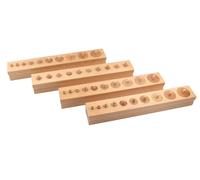 tysdyzgs Juego Completo de Cilindros de Enchufe Montessori, reconocimiento de Formas, ayudas de enseñanza sensorial y Juguetes educativos