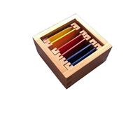 tysdyzgs Montessori Paleta de Colores pequeña, enseñanza cognitiva sensorial SIDA Educación Preescolar Juegos de Rompecabezas,Small