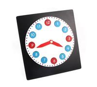 tysdyzgs Reloj de Actividad pequeño Montessori, Juguete de Reloj de Tiempo cognitivo Educación temprana Coordinación Mano-Ojo,Small