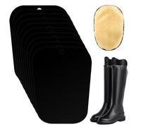 TYSM-CC 11 tensores de plástico para botas altas, insertos en forma de botas, insertos en forma de bota, color negro, para mujer y hombre