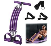 TYSM-CC Entrenador Abdominal, Juego de Bandas de Resistencia | con Asas Ajustables Ajustable hasta 45 kg para Abdominales, Entrenamiento de Piernas y Brazos