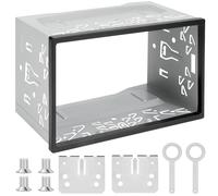 TYSM-CC Marco de Metal Premium para Radio Coche 2 DIN | Soporte Antivibración | Compatible con DVD, GPS | Instalación Sencilla y Diseño Moderno para Autos, Camiones, SUV