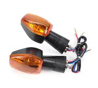 TYSMYXGS 1 par Luces Intermitentes para Motocicletas para H&Onda XL700V Transalp 700 RVT1000R RC51 Lámpara Intermitente De Señal De Giro A Prueba De Agua Intermitentes(Ámbar)