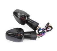 TYSMYXGS 1 par Luces Intermitentes para Motocicletas para H&Onda XL700V Transalp 700 RVT1000R RC51 Lámpara Intermitente De Señal De Giro A Prueba De Agua Intermitentes(Fumar)