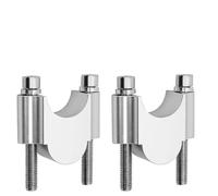 TYSMYXGS Adaptador Elevador De Manillar Para Motocicleta Para TRX450 TRX400 TRX350, Soporte De Montaje Para Aumentar La Altura Ajustable Del Conector(Plata,22 mm)