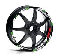 TYSMYXGS Calcomanías para Llantas Adhesivo Reflectante para Llanta De Motocicleta De 17 Pulgadas para Aprilia RS125 RS 125 Rs125, Pegatinas De Rayas, Cinta De Rayas para Llantas(Color 3)