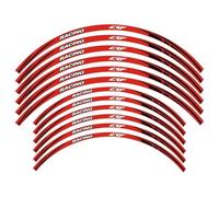 TYSMYXGS Calcomanías para Llantas Pegatinas Reflectantes para Llantas De Motocicleta De 17 Pulgadas para H&Onda CRF 250L/F/LE/R/X, Pegatinas De Rayas, Cinta De Rayas para Llantas(Color 1)