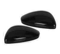 TYSMYXGS Carcasa Del Espejo Retrovisor Para Citroën C3 2016-2020 1607513080 Cubierta Exterior Del Alerón Izquierdo Y Derecho Espejo Cubierta(Negro brillante,Un par)