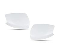 TYSMYXGS Carcasas Retrovisores Exteriores Coche Para Ford Para S-MAX Para MK1 Para Galaxy Para C-Max Para KUGA Para Escape 2006-2015 Cubierta Espejo Espejo Cubierta(BLANCO,Un par)