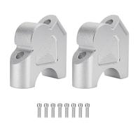 TYSMYXGS Elevador De Manillar De 32 Mm para Motocicleta para R1250GS Adventure R1250RT, Soporte De Montaje para Elevar Y Retrasar El Manillar Ajustable del Conector(Plata)