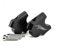 TYSMYXGS Elevadores De Manillar Para Motocicleta, Abrazaderas De Montaje De Aluminio CNC Para CRF1100L CRF1000L Africa Twin Adventure Ajustable Del Conector(Negro 3)