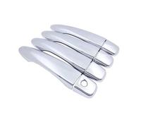 TYSMYXGS Embellecedor De La Cubierta De La Manija Exterior De La Puerta Para Nissan Para X-Trail T32 2014-2020. Protector De La Manija(Plata,1Ojos de cerradura)