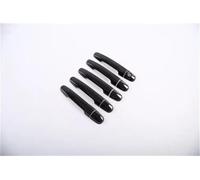 TYSMYXGS Embellecedor De Tapa De Manija De Puerta Exterior Lateral De Coche Para Toyota Para RAV4 2006-2013, Protector De Carcasa De Manija De Puerta Manija Exterior Cubierta(Negro,Botón 0)