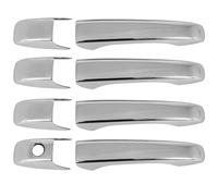 TYSMYXGS Embellecedor De Tapa De Manija Exterior De Puerta Para Jeep Para Grand Para Cherokee 11-21 Protector De Manija Puerta(Plata,NO Smart Hole)