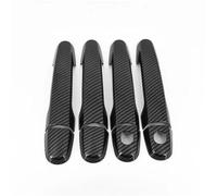 TYSMYXGS Embellecedor Para Manija De Puerta De Coche, Protector De Manija Para Toyota Para Probox 2002-2016, Protector Manija Exterior Cubierta(Negro,2Ojos de cerradura)