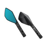 TYSMYXGS Espejos retrovisores Espejo Retrovisor Ajustable para Motocicleta, Espejo Retrovisor De Marcha Atrás para H&Onda CB500F CB500 CB500X CB400 CB1300 CB500R 1 par(Negro)