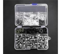 TYSMYXGS Tornillos Y Pernos De Motocicleta para H&Onda XL1000/V/VARADERO XL 1000 1999-2013 M6 M5 Kit De Pernos De Carenado Tornillos De Carrocería Tornillos Kit De Tornillos De Carenado(Plata)