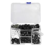 TYSMYXGS Tornillos Y Pernos De Motocicleta para H&Onda XL1000/V/VARADERO XL 1000 1999-2013 M6 M5 Kit De Pernos De Carenado Tornillos De Carrocería Tornillos Kit De Tornillos De Carenado(Negro)