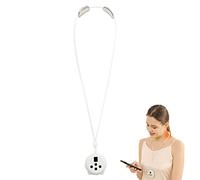 Tytlyworth Mini masajeador de cuello eléctrico, masaje de cuello en el nuevo diseño Pendant Wear | masajeador de cuello inteligente de 4 marchas 9 fuerza para aliviar el dolor, relajarse en la oficina