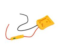 TYTOGE Adaptador de Batería Seguro, Mejor Seguridad Operación Simple Herramienta Eléctrica Convertidor de Batería Bueno Compatible con Cable Calibre 14 Fusible 30A para Productos de Bricolaje