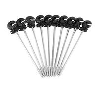 TYTOGE Aislador de Poste de Madera de 100 Piezas, Aislador de Cerca Eléctrica Tornillo de Larga Distancia en Aisladores de Anillo para Cercado de Animales de Granja