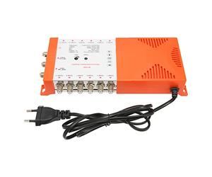 TYTOGE Amplificador de Distribución de 12 Canales, Solución de bajo Ruido | Amplificador de señal profesional, conector hembra tipo F, indicador de alimentación LED