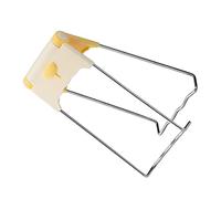 TYTOGE Clip de Placa Caliente, Metal Plástico Ergonómico Portátil del Clip de la Placa para el Restaurante (Amarillo)