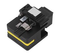 TYTOGE Cuchilla de Fibra, ángulo de Corte de 0,5 Grados para Planicidad de Alta Precisión, Retorno Automático de la Cuchilla con Caja de Fibra, para Cable de 0,25 Mm y 0, (Negro)