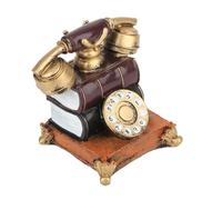 TYTOGE Decoración de Teléfono Vintage, Modelo de Teléfono Decorativo de Resina Atractivo Multifuncional Hecho a Mano para Bar