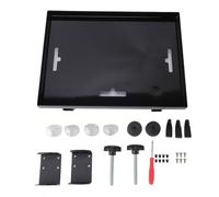 TYTOGE Estante Plegable para Mesita de Noche, Mesa de Litera con de Acero Al Carbono con Ranuras de Alambre en Forma de T para Literas de Metal de Dormitorio Universitario