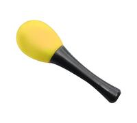 TYTOGE Instrumento de Percusión Manual, Instrumento Musical Maracas Fácil de Sostener para Educación Temprana (Color Amarillo)