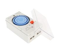 TYTOGE Interruptor de Control de Tiempo Mecánico, Temporizador Mecánico Fácil de Instalar Alta Precisión Evita la Deformación 100-240 V CA para Calentadores de Agua para Riego de Jardines
