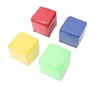 TYTOGE Juego de Dados de Espuma, Dados de Juego de Espuma Suave y Respetuosos con la Piel, 4 Colores, Limpieza Fácil de Tirar, Mejora la Coordinación para Regalos de Fiesta