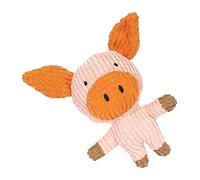 TYTOGE Juguete para Morder Mascotas, Juguete para Morder Gatos, Suave, Encantador, Interesante, Chirriante para Sala de Estar Al Aire Libre (Cerdo Rosado)