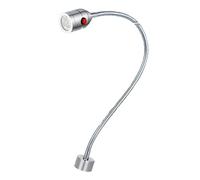 TYTOGE Luz de Trabajo LED con Cuello de Cisne, Lámpara Ajustable de 24 V | Alto brillo, Base magnética, Apto para uso industrial, 500 mm de longitud