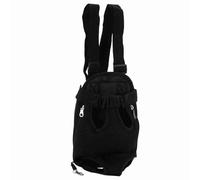 TYTOGE Mochila para el Pecho para Mascotas, Transportador Portátil Transpirable para Perros y Gatos con Diseño de Patas hacia Fuera y Cola para Senderismo, Viajes Ciclismo (S)