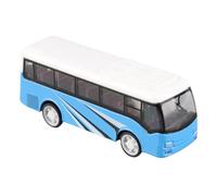 TYTOGE Modelo de Vehículo, Aleación Interactiva Decorativa de la Estatua del Autobús para los Niños para la Habitación de la Guardería (Azul)