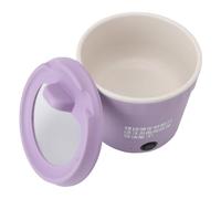 TYTOGE Olla Eléctrica, Olla de Fideos Rápida Antiadherente de 1,2 L para Cocinar Pasta, Sopa de Huevo, Avena, con Fuente de Alimentación Extraíble, Portátil para Dormitorio, (Enchufe europeo 220V)