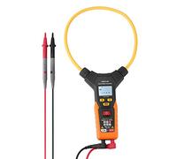 TYTOGE PEAKMETER Pinza Amperimétrica Flexible, Multímetro Digital de CA de 3000 A con Verdadero Valor Eficaz, Retención de Datos, Retroiluminación LCD, para Pruebas de Equipos Eléctricos (PM2019S)