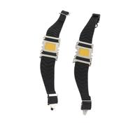 TYTOGE Pinzas para Nieve para Hielo, 1 par de Tacos de Tracción para Nieve y Hielo con Fricción Aumentada, 4 Picos Ajustables para Caminar sobre la para Acampar