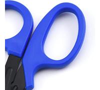 TYTOGE Tijeras para Vendajes, Acero Inoxidable con Hoja Afilada Dentada para Cortar Lana de Lona para Vendajes de Gasa, Ergonómico que Se Adapta Al Diseño de la Mano Humana (Azul)