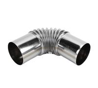 TYTOGE Tubo Estufa Pellet Codo 90 Grados, Acero Inoxidable | Ventilación duradera y eficiente, diseño a prueba de fugas, ajuste de precisión