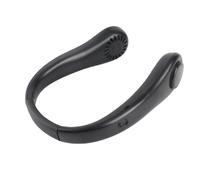 TYTOGE Ventilador de Cuello Colgante, Viento Fuerte Negro Innovador Ventilador sin Aspas Manos Libres 3 Velocidades Ajustable Enfriamiento de 360 grados Multifunción para Viajes para Deportes