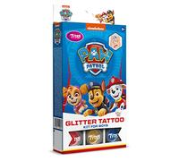 TyToo Paw Patrol - Set de tatuajes con purpurina para niños