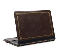 TYTX Funda Macbook Air 13 Pulgadas 2020 2019 2018 (A2337 A2179 A1932), Clásico Funda de Cuero Protectora para MacBook Air 13.3 Pulgada, Marrón