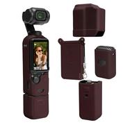 TYUANDOUER Funda protectora para cámara DJI Osmo Pocket 3 / Xtra Muse, funda de silicona suave con protección de pantalla y micrófono, antiarañazos, accesorios de piel ajustados para Pocket 3/Xtra
